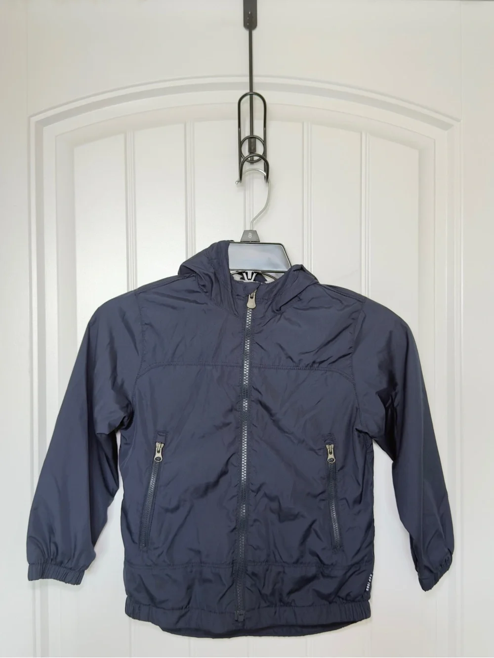 Baby Gap Size 5  Navy Jersey Lined Windbreaker Jacket Full Zip
